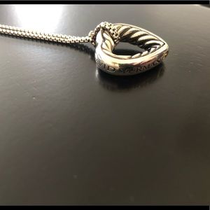 Authentic David Yurman Cable Heart necklace